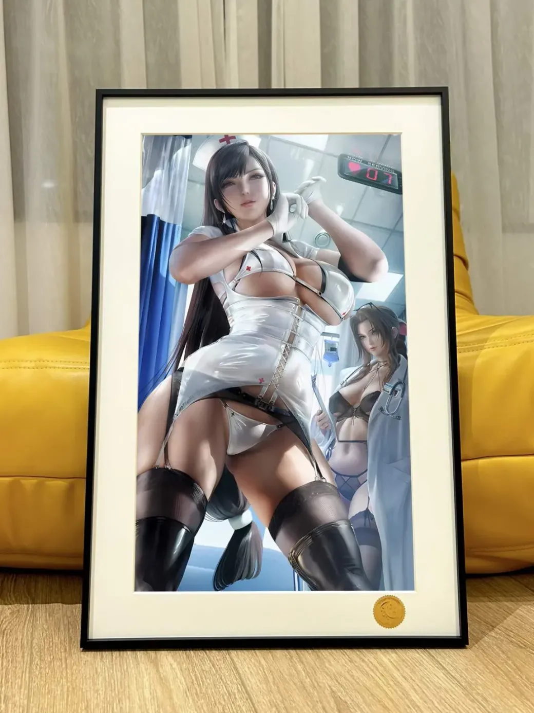 Nurse Ver. Tifa Lockhart & Aerith Gainsborough Decorative Painting - (FF7) Final Fantasy VII - Xingkong Studio