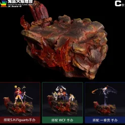 Onigashima Flame Base ONLY - ONE PIECE Resin Statue - JacksDo Studios