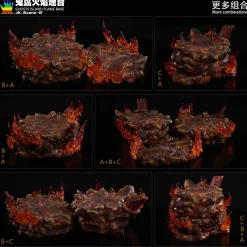 Onigashima Flame Base ONLY - ONE PIECE Resin Statue - JacksDo Studios