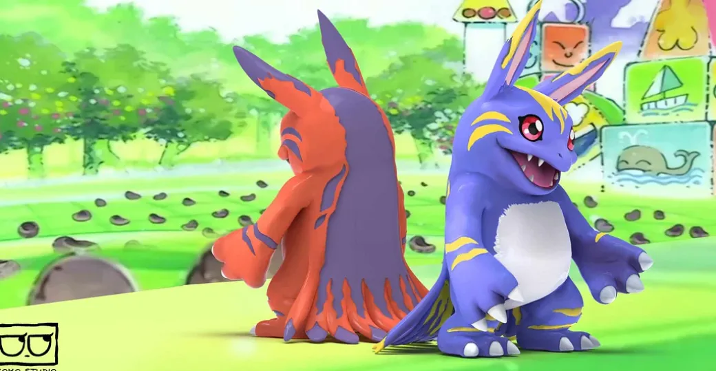 Original Colour Elecmon - Digimon Statue - KOKO-Studio