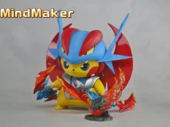 Original Colour Mega Salamence Cosplay Pikachu - Pokemon Resin Statue - MindMaker Studio
