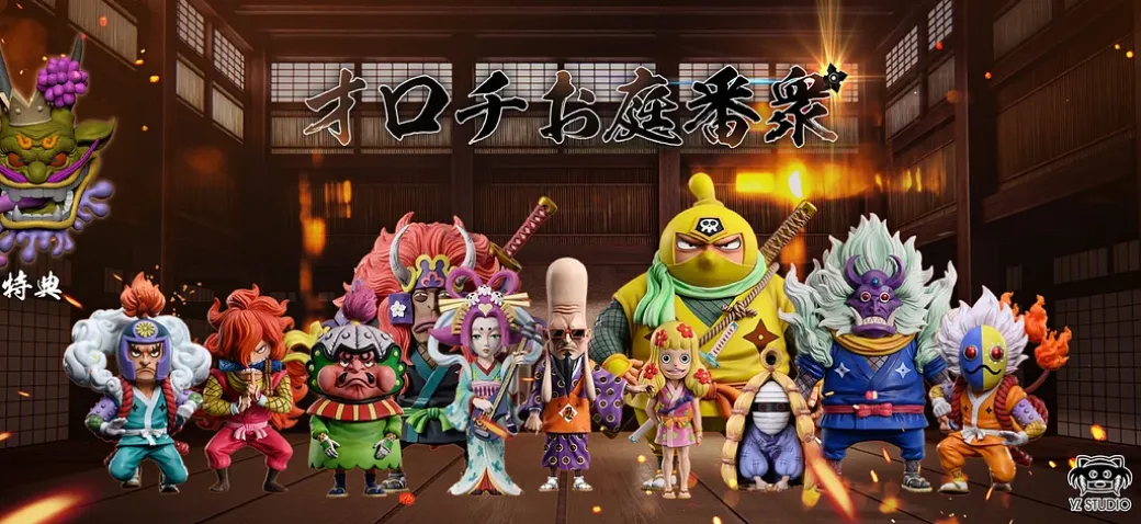 Orochi Oniwabanshu Series Fujin & Raijin - ONE PIECE Statue - YZ Studios