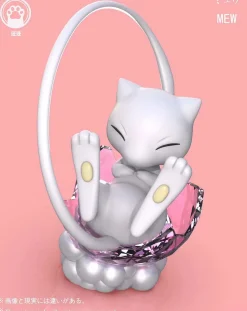 Palm Treasure Series 004 Mew - Pokemon Resin Statue - Wang Wang Studio