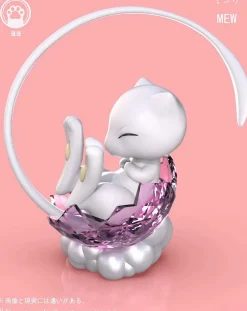 Palm Treasure Series 004 Mew - Pokemon Resin Statue - Wang Wang Studio