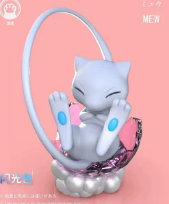 Palm Treasure Series 004 Mew - Pokemon Resin Statue - Wang Wang Studio