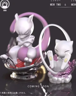 Palm Treasure Series 004 Mew - Pokemon Resin Statue - Wang Wang Studio