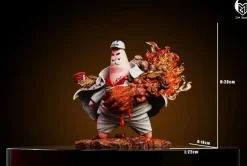 Patrick Star Cosplay Akainu & Squidward Cosplay Kuzan - SpongeBob SquarePants ONE PIECE Resin Statue - GM-Studio