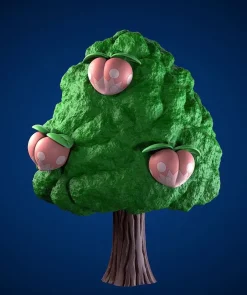 Pecha Berry Tree - Pokemon Resin Statue - Asterism Studio