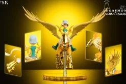 Pegasmon & Takeru Takaishi & Nefertimon & Kari Kamiya - Digimon Resin Statue - DMX Studios