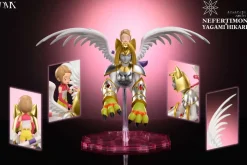 Pegasmon & Takeru Takaishi & Nefertimon & Kari Kamiya - Digimon Resin Statue - DMX Studios