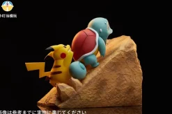 Pikachu & Squirtle Running - Pokemon Statue - XiaoDingDang Studio