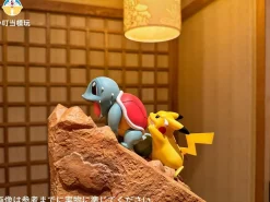 Pikachu & Squirtle Running - Pokemon Statue - XiaoDingDang Studio
