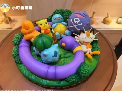 Pikachu Camping on Island - Pokemon Statue - XiaoDingDang Studio