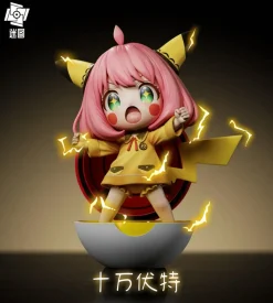 Pikachu Cosplay Anya Forger - Pokemon SPY X FAMILY Resin Statue - MiTu Studio