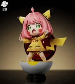 Pikachu Cosplay Anya Forger - Pokemon SPY X FAMILY Resin Statue - MiTu Studio