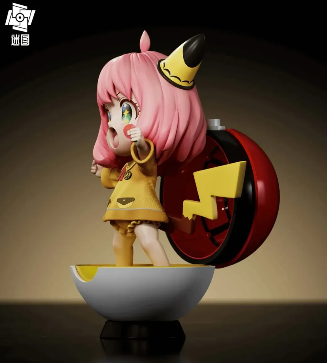 Pikachu Cosplay Anya Forger - Pokemon SPY X FAMILY Resin Statue - MiTu Studio