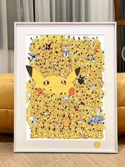 Pikachu Decorative Painting - Pokemon - Xingkong Studio