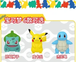 Pikachu/Bulbasaur/Charmander/Squirtle/Psyduck/Jigglypuff - Pokemon Statue / Car Trim - Official