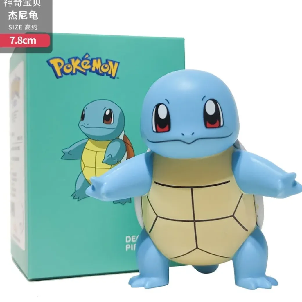 Pikachu/Bulbasaur/Charmander/Squirtle/Psyduck/Jigglypuff - Pokemon Statue / Car Trim - Official