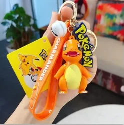 Pikachu/Bulbasaur/Charmander/Squirtle/Psyduck/Jigglypuff - Pokemon Key Chains - Official