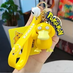 Pikachu/Bulbasaur/Charmander/Squirtle/Psyduck/Jigglypuff - Pokemon Key Chains - Official