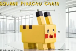 Pixel Style Pikachu Stool - Pokemon Resin Statue - ChaoShe Studio