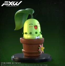Planting a Chikorita - Pokemon Resin Statue - FXW Studio