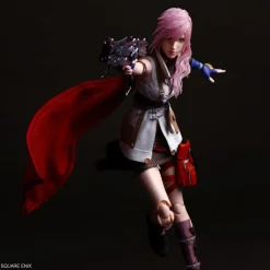 Play Arts Kai Movable Lightning - (FF13) Final Fantasy XIII Official Statue - Square Enix