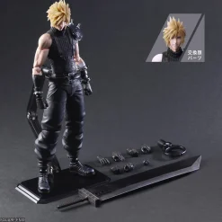 Play Arts Kai Movable Remake Cloud Strife - (FF7) Final Fantasy VII Official Statue - Square Enix