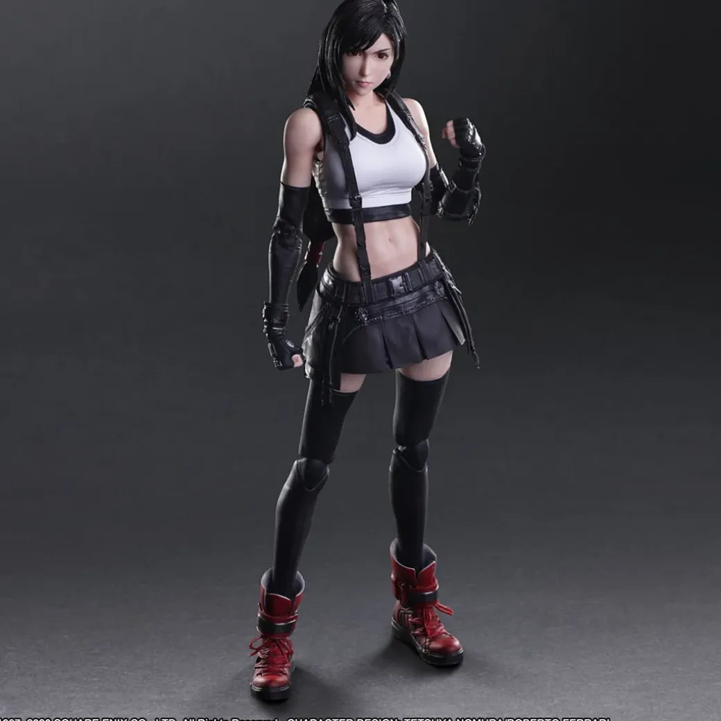 Play Arts Kai Tifa Lockhart Remake - (FF7) Final Fantasy VII Official Statue - Square Enix