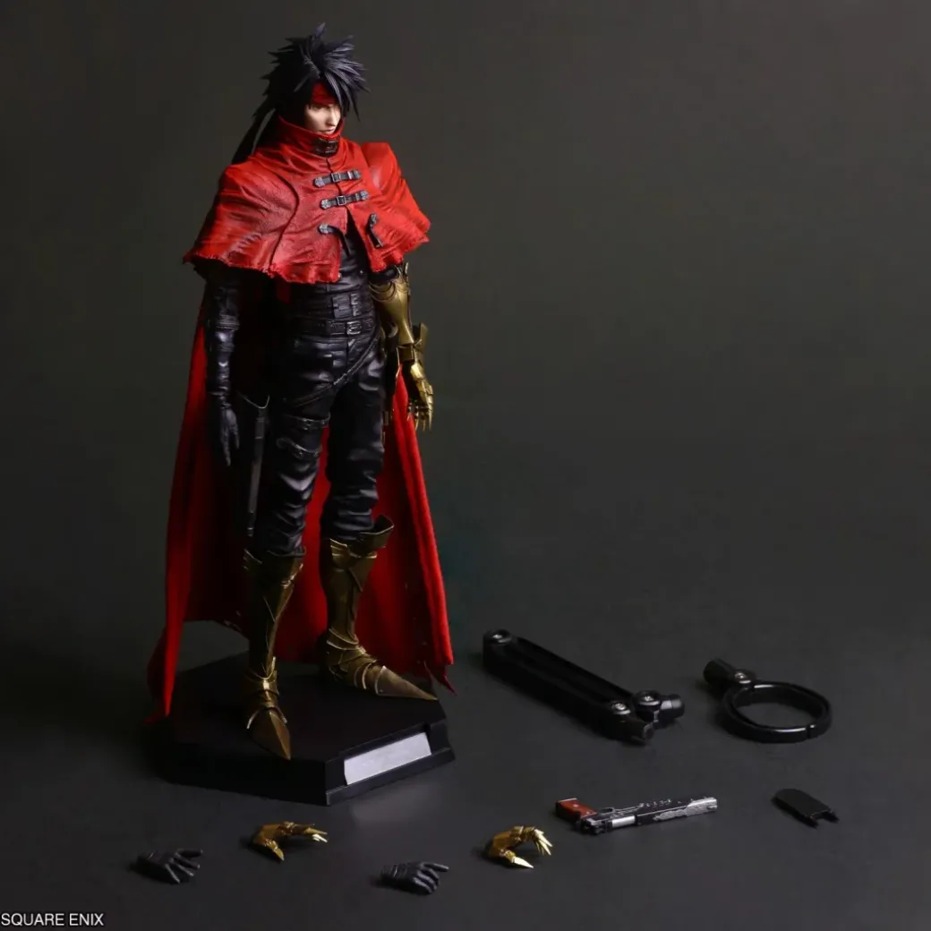 Play Arts Movable Remake Vincent Valentine - (FF7) Final Fantasy VII Official Statue - Square Enix