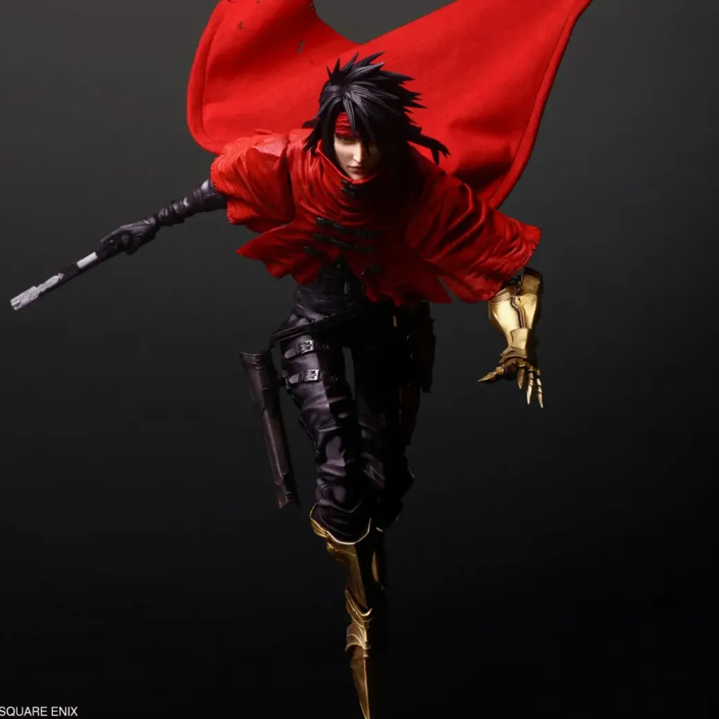 Play Arts Movable Remake Vincent Valentine - (FF7) Final Fantasy VII Official Statue - Square Enix