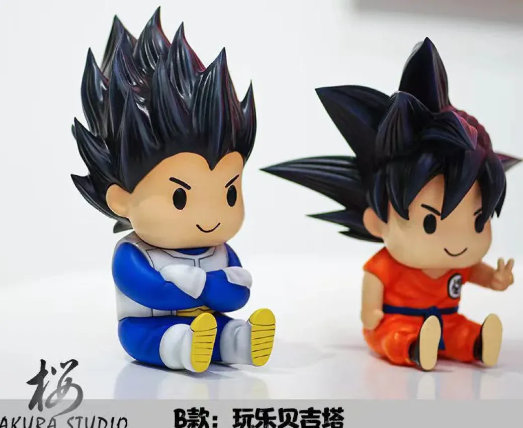 Playful Series 002 Son Goku & 003 Vegeta - Dragon Ball Resin Statue - SAKURA Studio