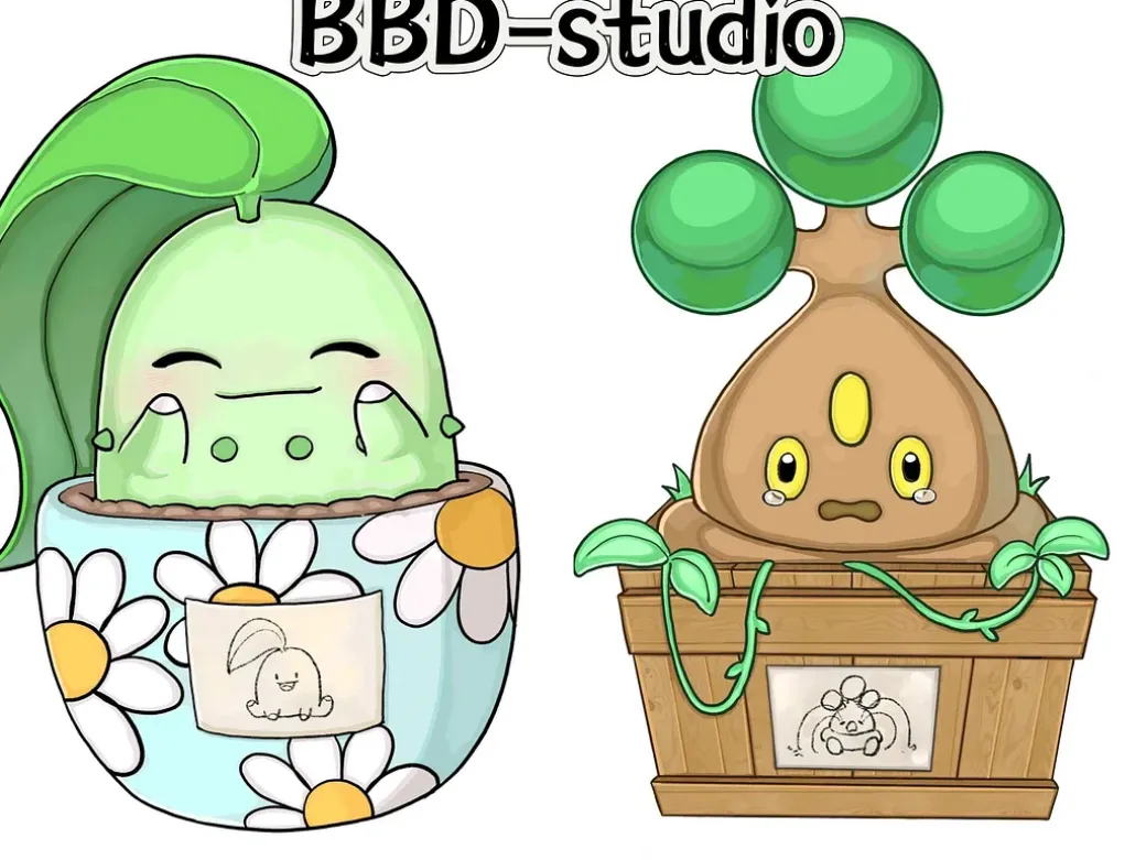Pokemon Bonsai Series 001 Bulbasaur & Oddish Bonsai - Pokemon Resin Statue - BBD-Studios