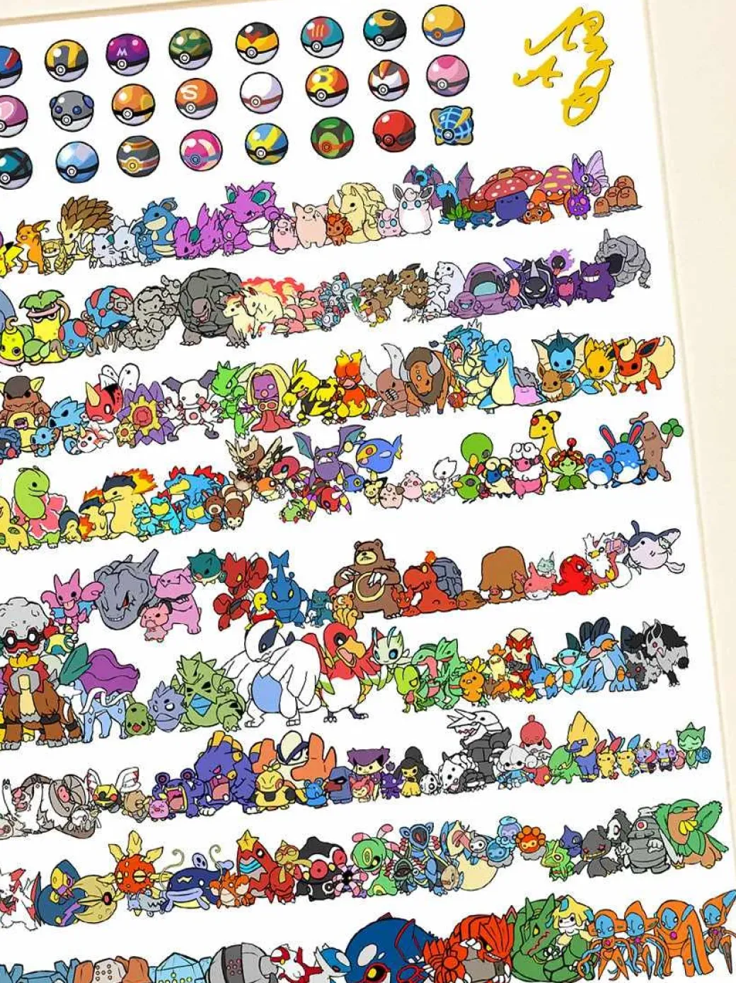 Pokemon Collection Decorative Painting - Pokemon - Xingkong Studio
