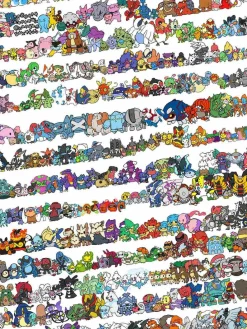 Pokemon Collection Decorative Painting - Pokemon - Xingkong Studio