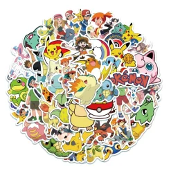 Pokemon 50pcs Sticker Series 002 - Free Shipping - Pokemon