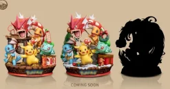 Pokemon Scene Series 001 New Year & 002 Christmas - Pokemon Resin Statue - MEGA SPAC Studio