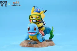 Pokemon Series Deep Sea Group Squirtle & Diving Pikachu & Chinchou - Pokemon Resin Statue - JuXiang Studios