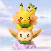 Pokemon Series Soaring Group Rowlet, Pikachu & Meltan - Pokemon Resin Statue - JuXiang Studios