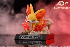 Pokemon Skill Museum Series 005 Heat Wave Fennekin - Pokemon Statue - Andy Studio