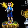 Pokemon World Champion Ash Ketchum - Pokemon Resin Statue - SAKURA Studio