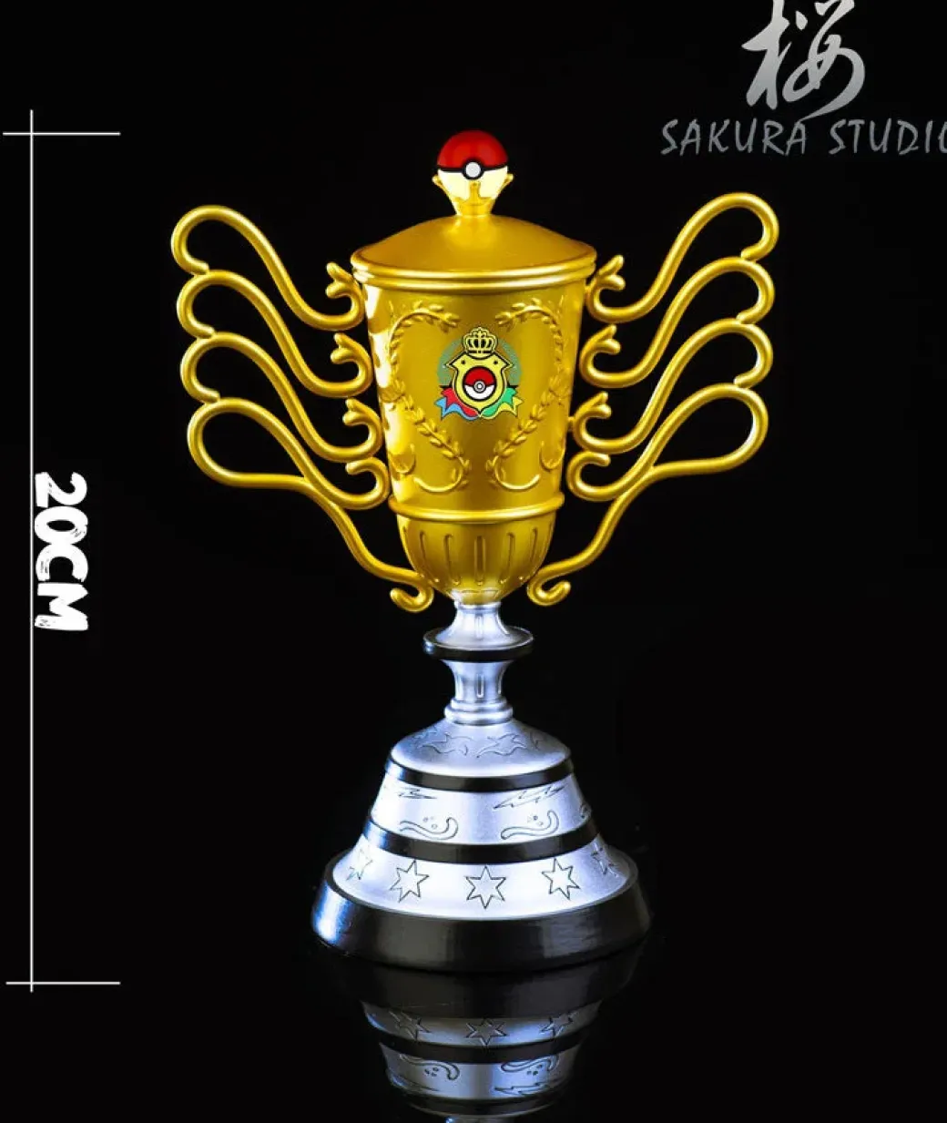 Pokemon World Champion Ash Ketchum - Pokemon Resin Statue - SAKURA Studio