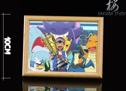 Pokemon World Champion Ash Ketchum - Pokemon Resin Statue - SAKURA Studio