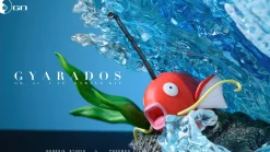 Pokémon Brilliant Diamond Series 005 Gyarados - Pokemon Resin Statue - Gene Studios