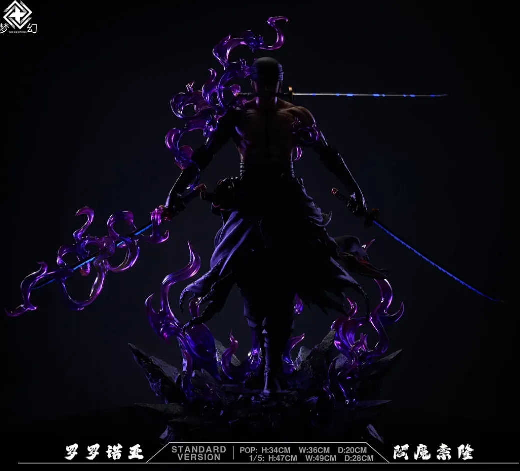 POP & 1/5 Scale Enma Roronoa Zoro with LED - ONE PIECE Resin Statue - Dream Studios