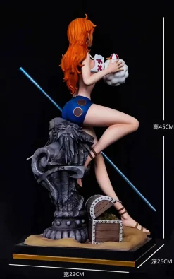 POP & 1/4 Scale Nami - ONE PIECE Resin Statue - M3 Studios