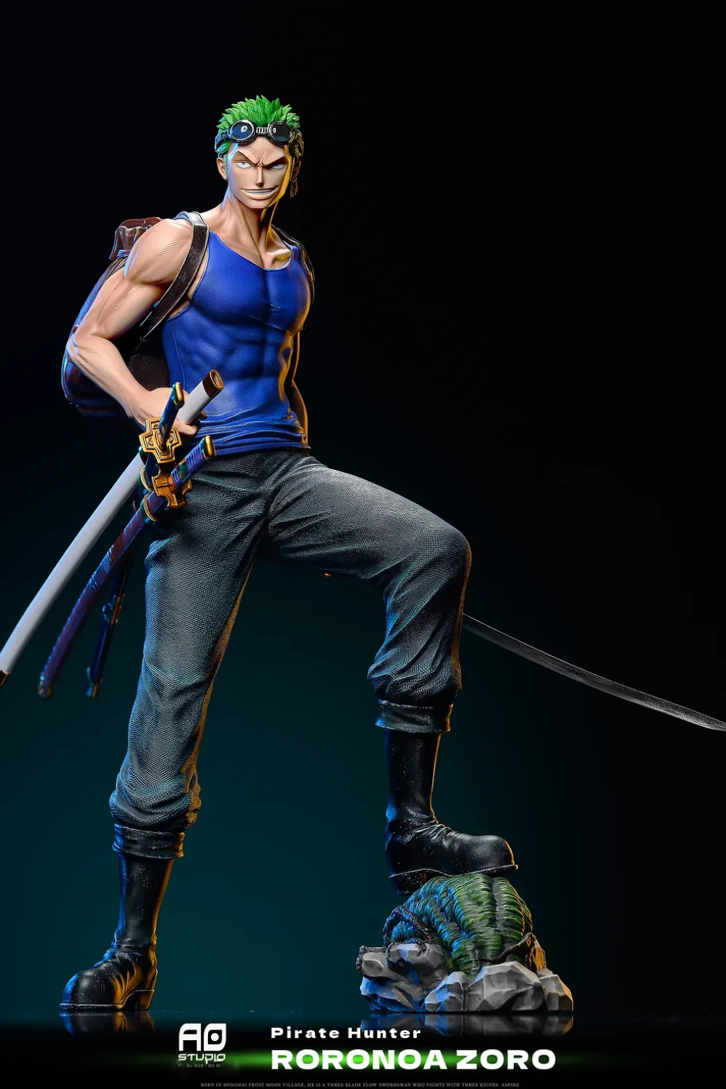POP & 1/6 Scale Skypiea Arc Roronoa Zoro - ONE PIECE Resin Statue - AO Studios