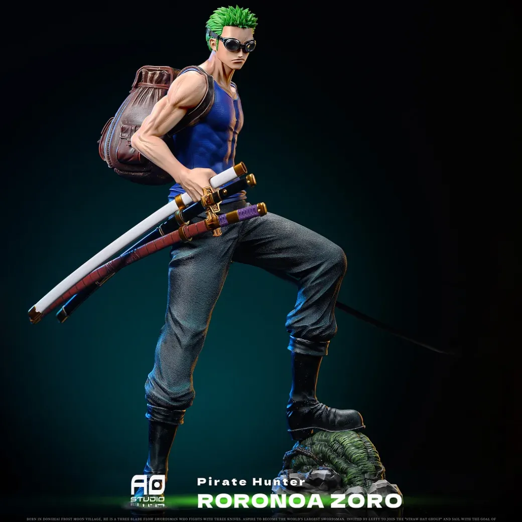 POP & 1/6 Scale Skypiea Arc Roronoa Zoro - ONE PIECE Resin Statue - AO Studios
