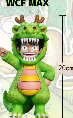 POP & WCF MAX Scale Dragon Year Monkey D. Luffy - ONE PIECE Resin Statue - Warhead Studios